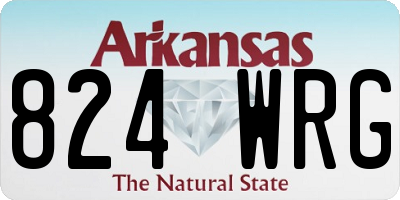 AR license plate 824WRG