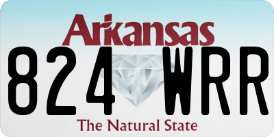 AR license plate 824WRR
