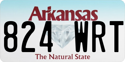 AR license plate 824WRT