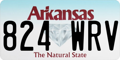AR license plate 824WRV