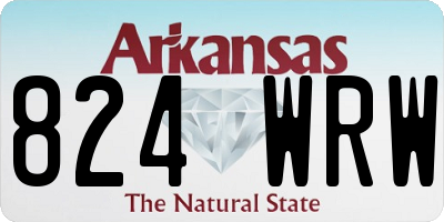AR license plate 824WRW
