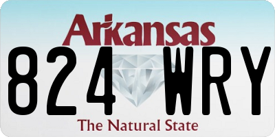 AR license plate 824WRY