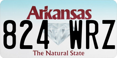 AR license plate 824WRZ