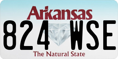 AR license plate 824WSE