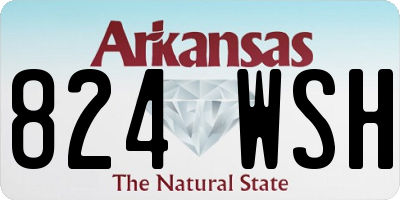 AR license plate 824WSH
