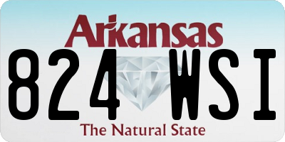 AR license plate 824WSI