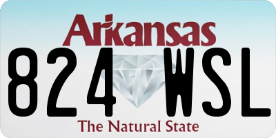AR license plate 824WSL