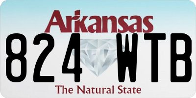 AR license plate 824WTB