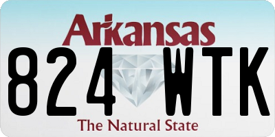 AR license plate 824WTK