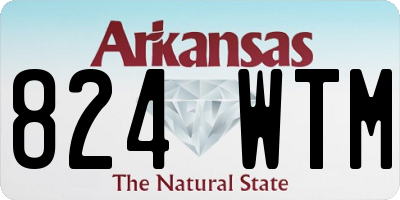 AR license plate 824WTM