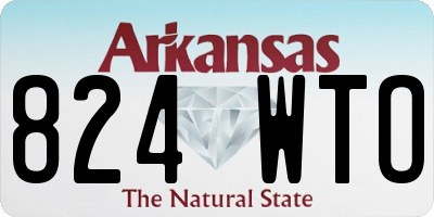 AR license plate 824WTO