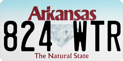 AR license plate 824WTR