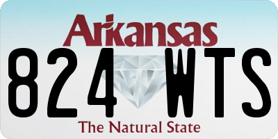 AR license plate 824WTS