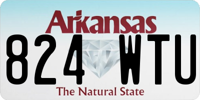 AR license plate 824WTU