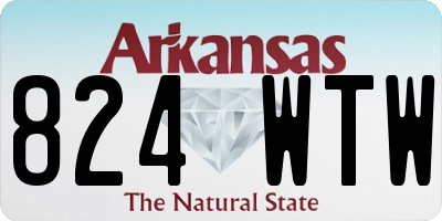 AR license plate 824WTW