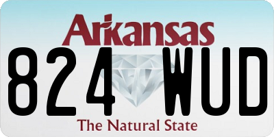 AR license plate 824WUD