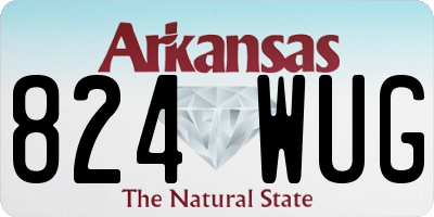 AR license plate 824WUG