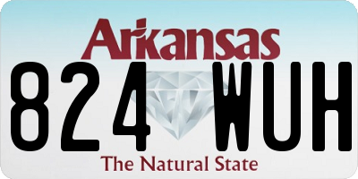 AR license plate 824WUH