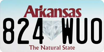 AR license plate 824WUO