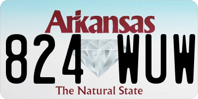 AR license plate 824WUW