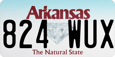 AR license plate 824WUX