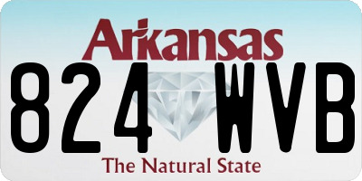 AR license plate 824WVB