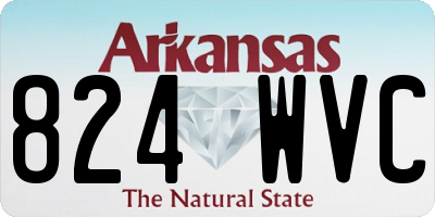 AR license plate 824WVC