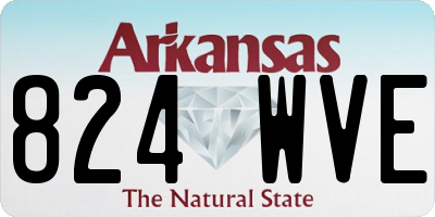AR license plate 824WVE