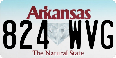 AR license plate 824WVG