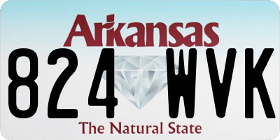 AR license plate 824WVK