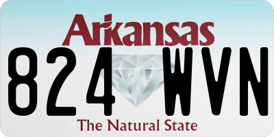 AR license plate 824WVN