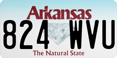 AR license plate 824WVU