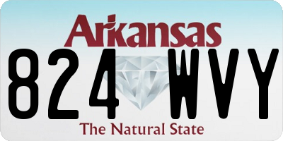 AR license plate 824WVY