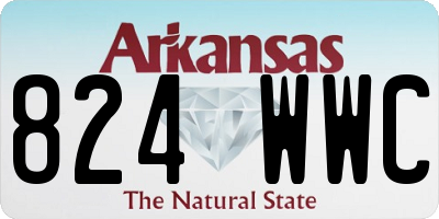 AR license plate 824WWC