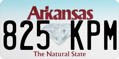 AR license plate 825KPM