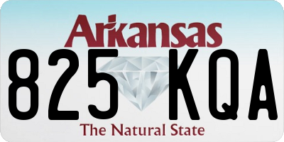 AR license plate 825KQA