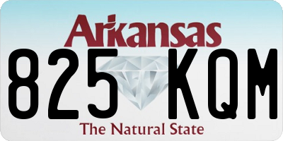 AR license plate 825KQM