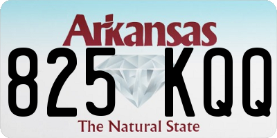 AR license plate 825KQQ