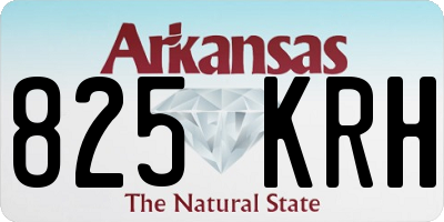 AR license plate 825KRH