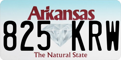AR license plate 825KRW