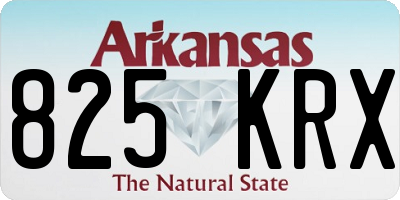 AR license plate 825KRX