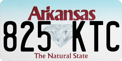 AR license plate 825KTC