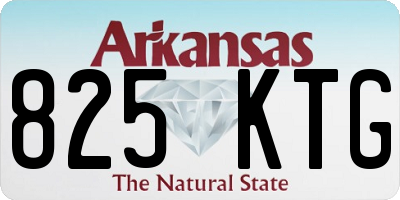 AR license plate 825KTG