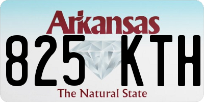 AR license plate 825KTH