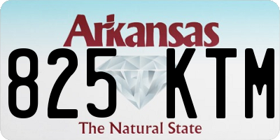 AR license plate 825KTM