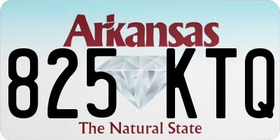 AR license plate 825KTQ