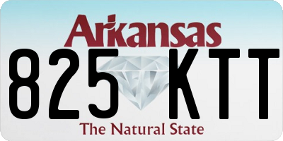 AR license plate 825KTT