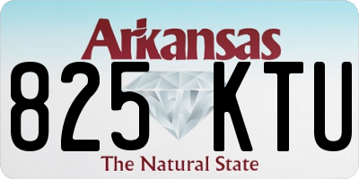 AR license plate 825KTU