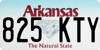 AR license plate 825KTY