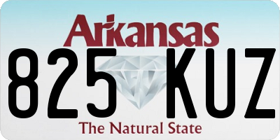 AR license plate 825KUZ